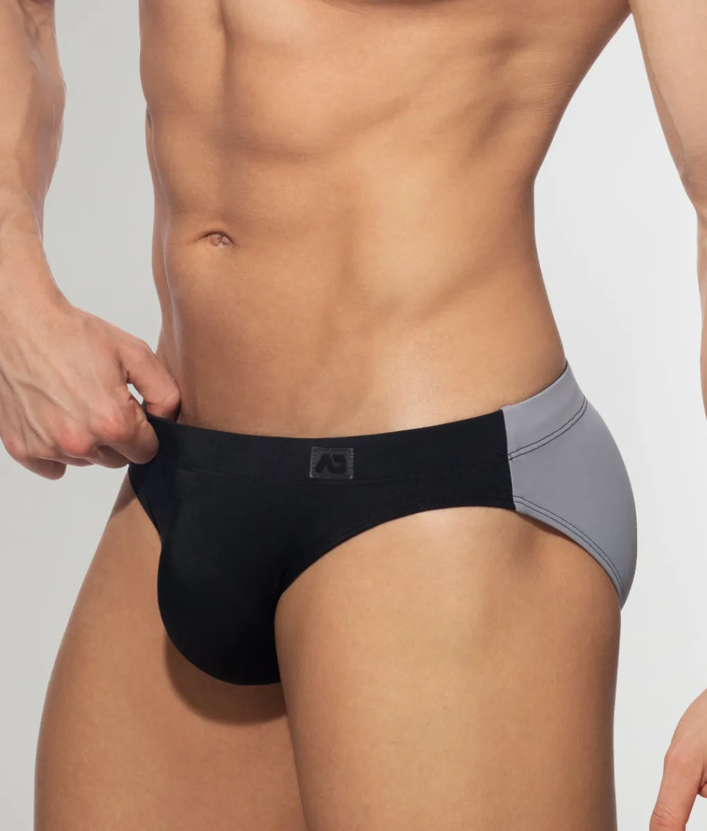 Briefs<Addicted Bicolor Swim Brief