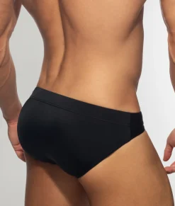 Briefs<Addicted Golden Snake Swim Brief Black