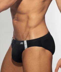 Briefs<Addicted Golden Snake Swim Brief Black