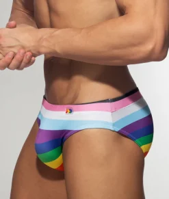 Briefs<Addicted Inclusive Swim Brief Rainbow