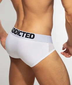 Briefs<Addicted Mesh-Combi Cotton Brief
