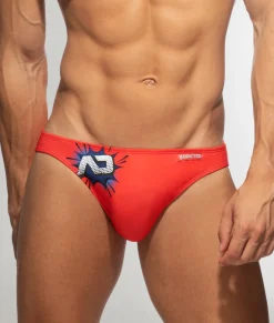 Briefs<Addicted OMG Swim Brief Red
