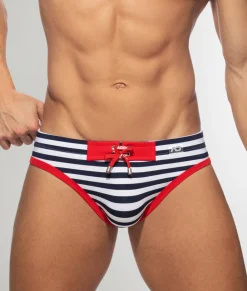 Briefs<Addicted Sailor Swim Bikini Brief Red