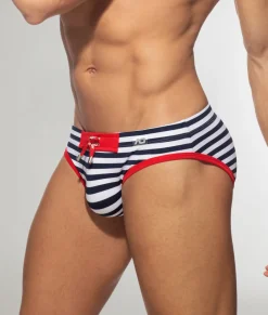 Briefs<Addicted Sailor Swim Bikini Brief Red
