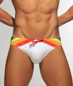 Briefs<Addicted Topgay Swim Brief White