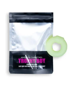 Play<Andrew Christian Trophy Boy Easy Grip Cockring w/ Anti-roll