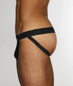 Jockstraps<C-IN2 Undertone Jockstrap Newsprint Black