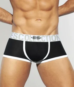 Trunks<ES Collection Micro Rib Trunk Black