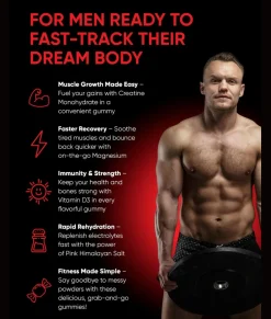 Play|Supplements<Friend of Dorothy Muscle Creatine Gummies - 60 Gummies