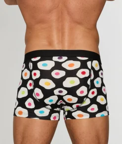 Trunks<Happy Socks Sunny Side Up Trunk Black Sunny Side Up