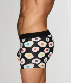 Trunks<Happy Socks Sunny Side Up Trunk Black Sunny Side Up