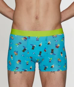 Trunks<Happy Socks Tiki Soda Trunk Blue Tiki Soda