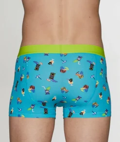 Trunks<Happy Socks Tiki Soda Trunk Blue Tiki Soda