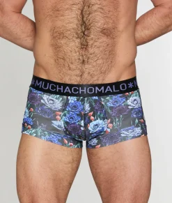 Trunks<Muchachomalo Just Flowers Trunk Black Pattern