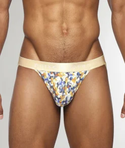 Jockstraps<Parke u0026 Ronen Parke & Ronen Honey Comb Printed Jockstrap