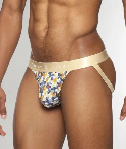 Jockstraps<Parke u0026 Ronen Parke & Ronen Honey Comb Printed Jockstrap