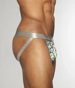 Jockstraps<Parke u0026 Ronen Parke & Ronen Honey Comb Printed Jockstrap