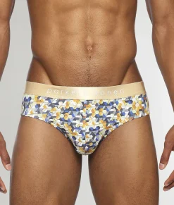 Briefs<Parke u0026 Ronen Parke & Ronen Honey Comb Printed Low Rise Brief