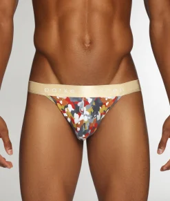 Jockstraps<Parke u0026 Ronen Parke & Ronen Printed Low-Rise Jockstrap