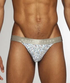 Jockstraps<Parke u0026 Ronen Parke & Ronen Printed Low-Rise Jockstrap