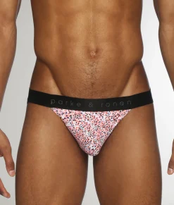 Jockstraps<Parke u0026 Ronen Parke & Ronen Printed Low-Rise Jockstrap