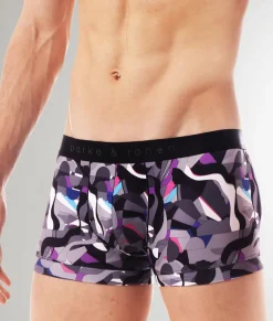 Trunks<Parke u0026 Ronen Parke & Ronen Printed Low-Rise Trunk