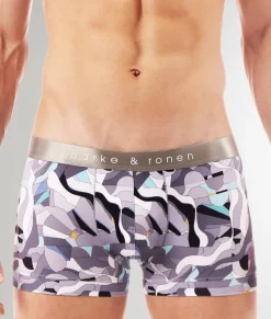 Trunks<Parke u0026 Ronen Parke & Ronen Printed Low-Rise Trunk