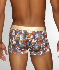 Trunks<Parke u0026 Ronen Parke & Ronen Printed Low-Rise Trunk