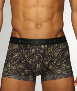 Trunks<Parke u0026 Ronen Parke & Ronen Printed Low-Rise Trunk