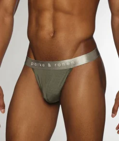 Thongs<Parke u0026 Ronen Parke & Ronen Quartz Jersey Thong