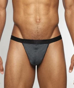 Thongs<Parke u0026 Ronen Parke & Ronen Vault Stripe Thong