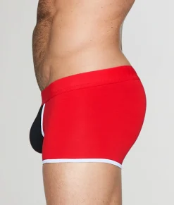 Trunks<PUMP! Actinium Trunk Red/Black