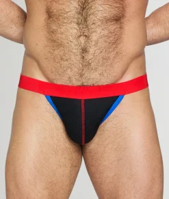 Jockstraps<PUMP! Curium Jockstrap Black/Red/Blue
