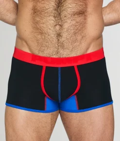 Trunks<PUMP! Curium Trunk Black/Red/Blue