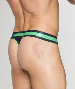 Thongs<PUMP! Kripton Thong Deep Purple/Green