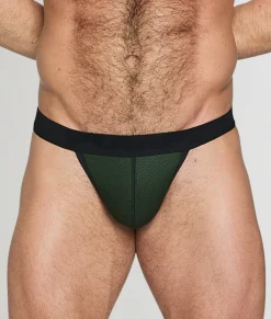 Thongs<PUMP! Terbium Thong Army Green
