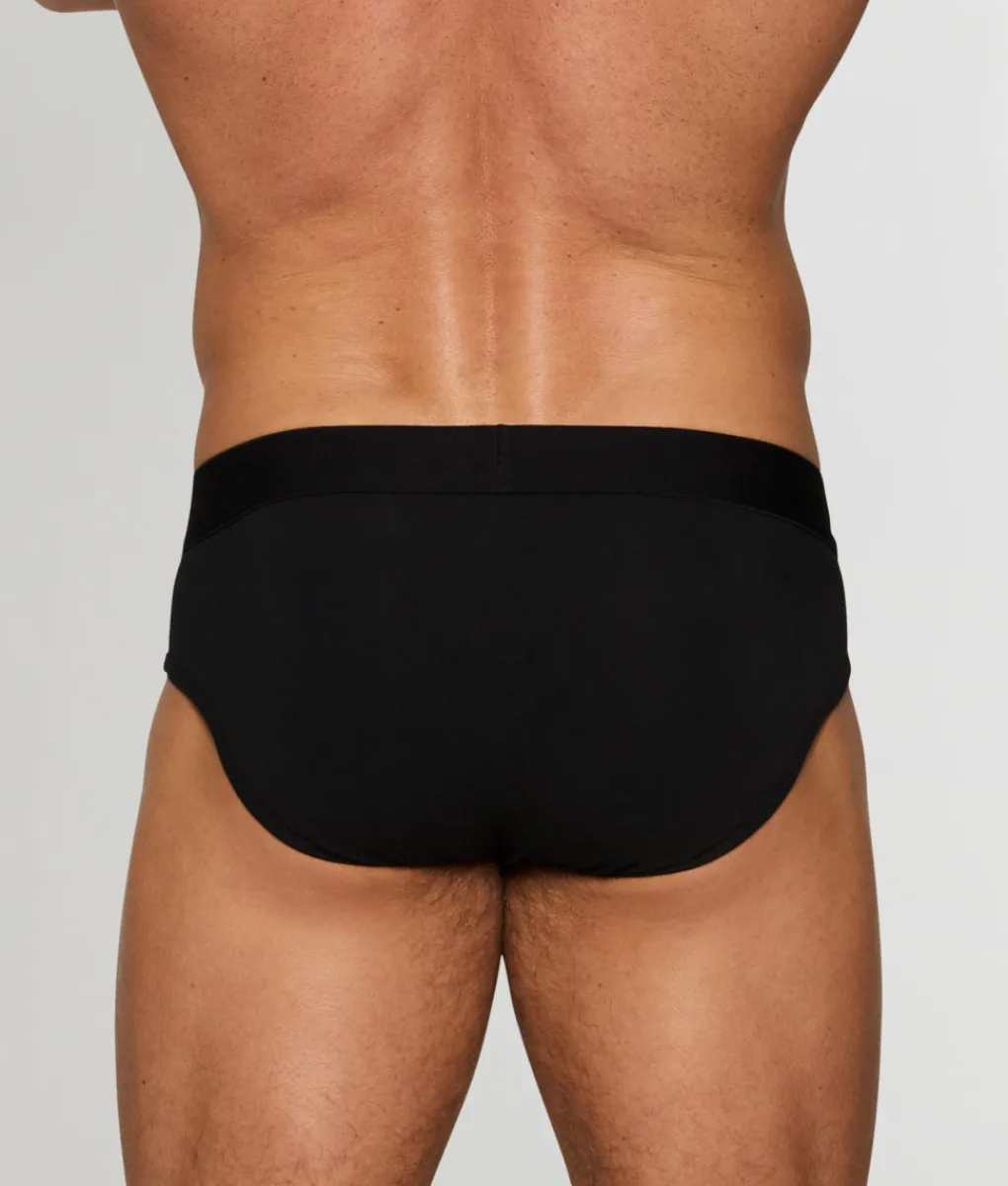 Briefs<Red Hot Core Mono Tone Hip Brief Black
