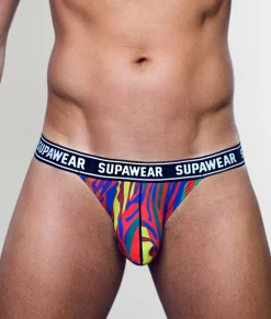 Thongs<Supawear POW Thong Crimson Beast
