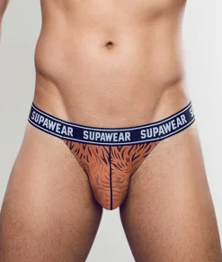 Thongs<Supawear POW Thong Grizzly Bear