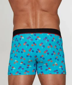 Trunks<Unsimply Stitched Floral Trunk Aqua