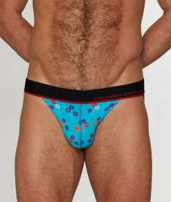 Jockstraps<Unsimply Stitched Floral Jock Aqua