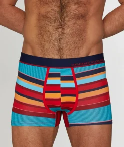 Trunks<Unsimply Stitched Old School Stripe Trunk Orange Red Blue