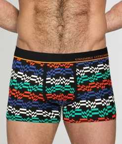 Trunks<Unsimply Stitched Stealth Wave Trunk Black Multi