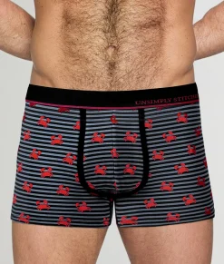 Trunks<Unsimply Stitched Striped Crab Trunk